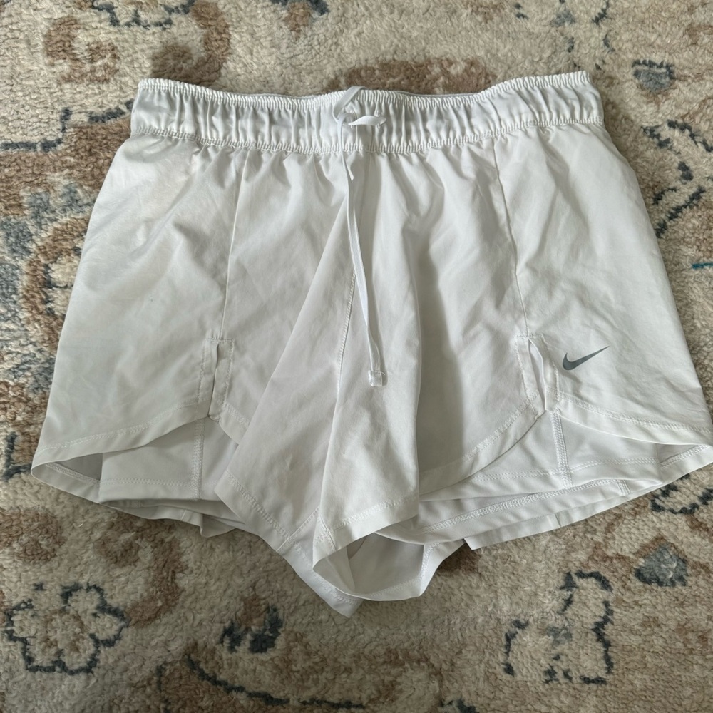 Nike White Athletic Shorts